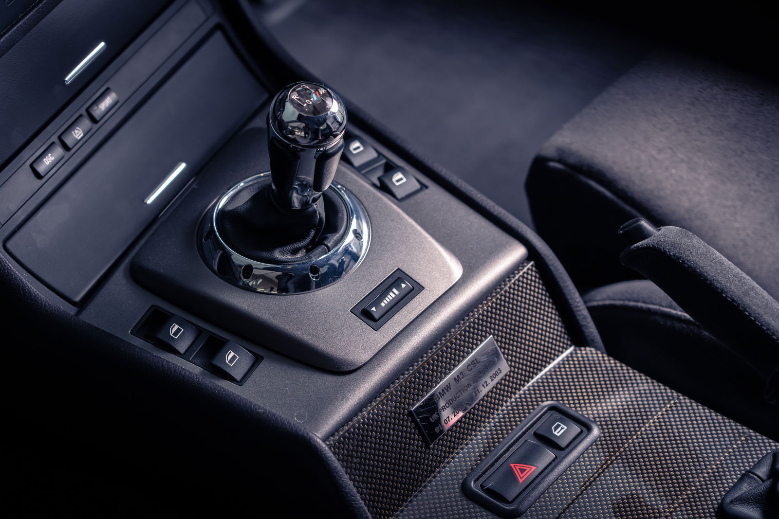 BMW M3 CSL - interior detail